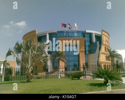 Verwaltungsgebäude, Zukunft Universität in Ägypten (Kairo, Ägypten, 28. September 2008) Stockfoto