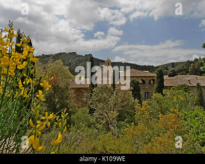 Abbaye Sainte Marie de Fontfroide 001 Stockfoto