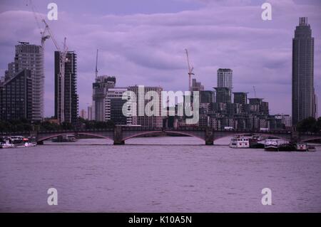 Skyline von London, verschiedene Ansichten Stockfoto