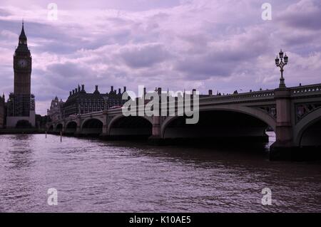 Skyline von London, verschiedene Ansichten Stockfoto