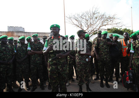 Die Amisom KDF-Truppen in Kismayo, Rotation 012.jpg (15956932646) Stockfoto