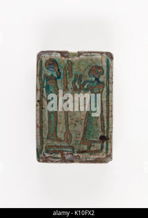 Amuletic Plakette von Paser, der Wesir von Seti I und Ramses II MET 10.130.322 EGDP 020444 Stockfoto