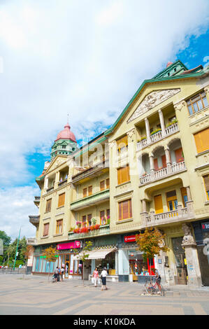 Piata Victoriei, Timisoara, Kreis Timis, Rumänien Stockfoto