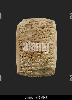 Amarna schreiben Royal Schreiben Abi milku der Reifen mit dem König von Ägypten MET 24.2.12 EGDP 021809 Stockfoto