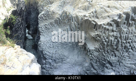 Alcantara Canyon 5. Stockfoto
