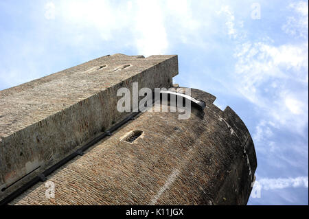 Südturm der inneren östlichen Torhaus, Caerphilly Castle. Stockfoto