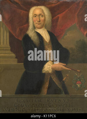 Abraham Patras (1671 1737). Gouverneur Generaal (1735-37) Rijksmuseum SK A 4546 Stockfoto