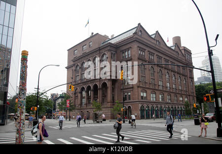 Der Cooper Union Gebäude in Astor Place in New York - USA Stockfoto