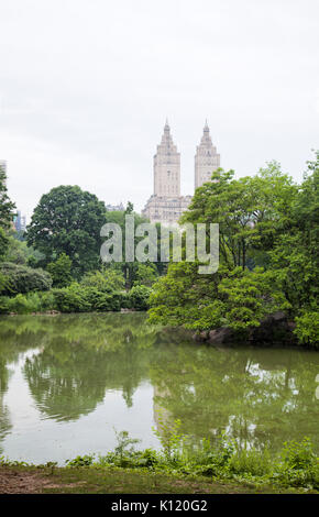 Central Park See in New York - USA Stockfoto