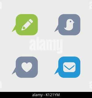 Ein Satz von 4 Professional, pixel-perfect Icons auf einem 32 x 32 Pixel Raster ausgelegt. Stock Vektor