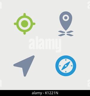 Ein Satz von 4 Professional, pixel-perfect Icons auf einem 32 x 32 Pixel Raster ausgelegt. Stock Vektor