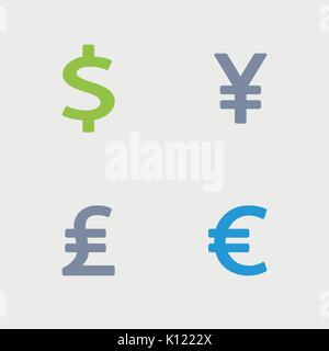 Ein Satz von 4 Professional, pixel-perfect Icons auf einem 32 x 32 Pixel Raster ausgelegt. Stock Vektor