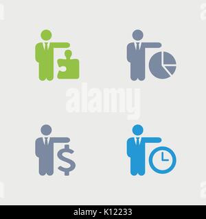 Ein Satz von 4 Professional, pixel-perfect Icons auf einem 32 x 32 Pixel Raster ausgelegt. Stock Vektor