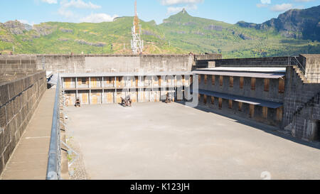 Alte Festung befindet sich in Port Louis, Mauritius Stockfoto