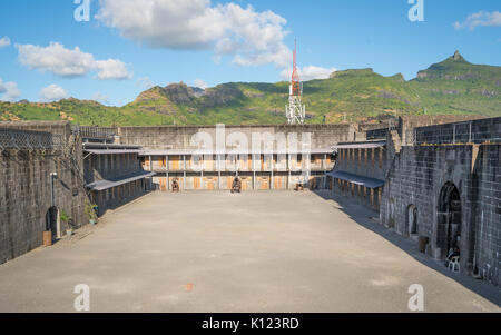 Alte Festung befindet sich in Port Louis, Mauritius Stockfoto