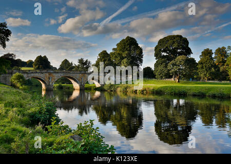 Chatsworth; Bridge; Derbyshire; Großbritannien Stockfoto