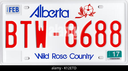 Alberta 2017 Platte Stockfoto