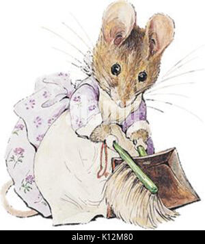 Beatrix Potter - Die Geschichte von zwei schlechten Mäusen Titelbild Stockfoto