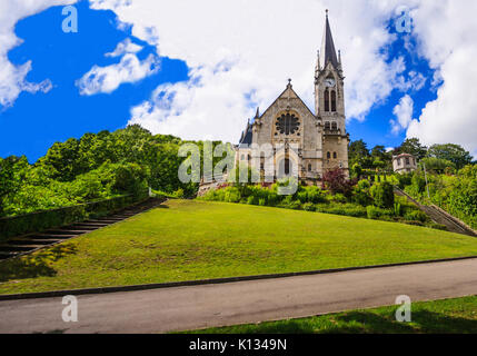 Reformierte Kirche Pasquart (Eglise reformee de Pasquart in Biel/Bienne, Bern, Schweiz, Europa. Stockfoto