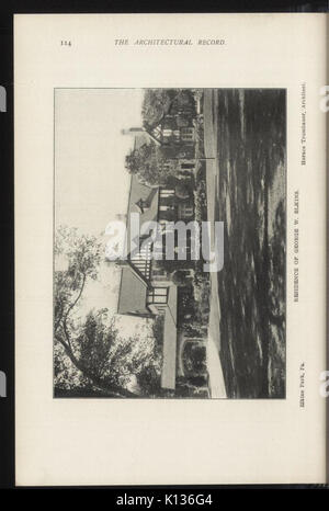 Architectural Record Feb 1904 S. 114 Stockfoto