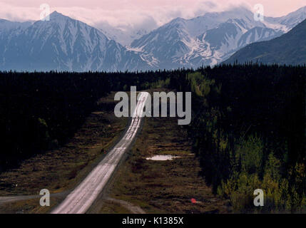 Alcan Autobahn Juni 1992 Stockfoto