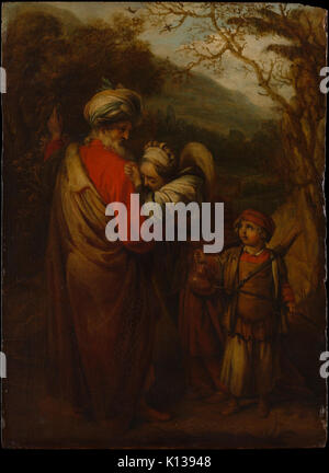 Abraham die Entlassung von Hagar und Ismael MET DP 143212 Stockfoto