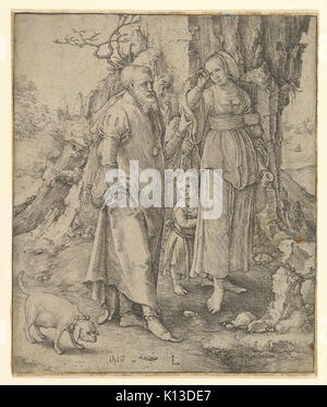 Senden Sie Abraham Hagar MET DP 818840 Stockfoto