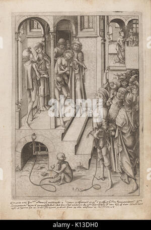 Album mit zwölf Gravuren der Leidenschaft, ein Holzschnitt von Christus als der Mann der Schmerzen, und eine Metalcut St. Jerome in Reue MET DP 167208 Stockfoto