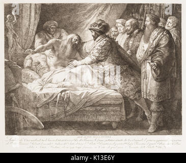 Allegorie der Malerei (der Tod von Leonardo da Vinci) MET DP 146440 Stockfoto