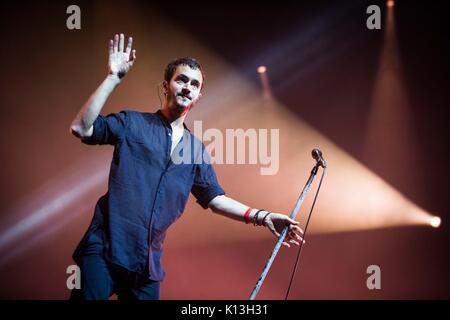 Biddinghuizen, Niederlande, 19. August 2017 Redakteure Live at Lowlands Festival 2017 © Roberto Finizio / alamy Leben Nachrichten Stockfoto