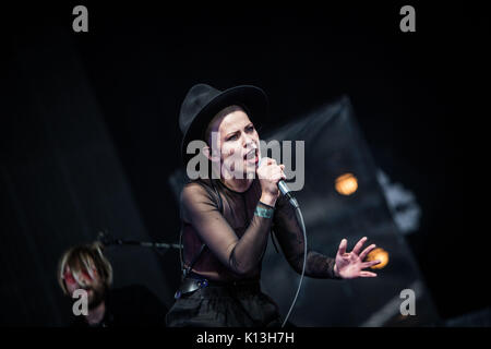 Biddinghuizen, Niederlande, 19. August 2017 Kovacs führt Live at Lowlands Festival 2017 © Roberto Finizio / alamy Leben Nachrichten Stockfoto