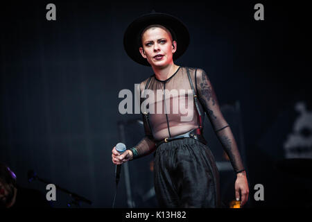 Biddinghuizen, Niederlande, 19. August 2017 Kovacs führt Live at Lowlands Festival 2017 © Roberto Finizio / alamy Leben Nachrichten Stockfoto