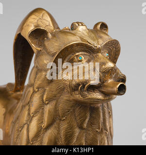 Aquamanile in Form eines Löwen MET DP 122593 Stockfoto