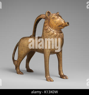Aquamanile in Form eines Löwen MET DP 123790 Stockfoto