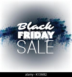 Farbenfrohe abstrakte Schwarzer Freitag Verkauf Konzept, kreatives Design Vorlage mit dunklem Hintergrund - Abbildung in bearbeitbaren Vektorformat Stock Vektor