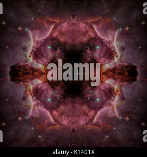 Zusammenfassung Hintergrund. Raum mit Sterne, Nebel und Galaxie. Elemente des Bildes von der NASA eingerichtet. Stockfoto