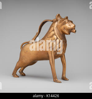 Aquamanile in Form eines Löwen MET DP 123972 Stockfoto