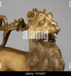 Aquamanile in Form eines Löwen MET DP 124407 Stockfoto