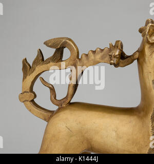 Aquamanile in Form eines Löwen MET DP 124406 Stockfoto