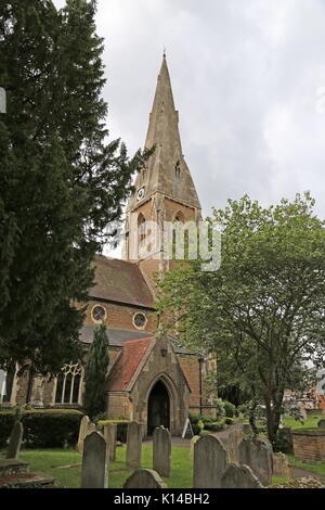 St. James' Church, die Church Street, Weybridge, Surrey, England, Großbritannien, USA, UK, Europa Stockfoto