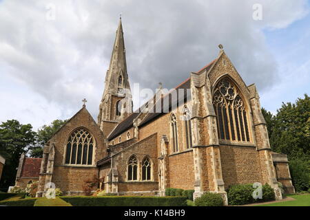 St. James' Church, die Church Street, Weybridge, Surrey, England, Großbritannien, USA, UK, Europa Stockfoto