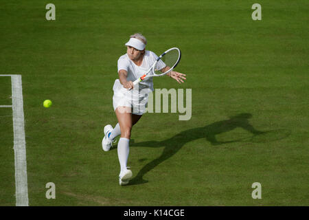 Bethanie Mattek-Sands der USA während der Praxis an der Wimbledon Championships 2017 Stockfoto