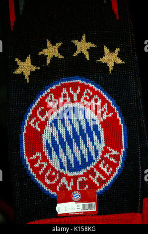 Das Logo der Marke "FC Bayern München", Berlin. Stockfoto