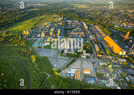 Industriegebiet Chemiewerk der Bayer AG Bergkamen, Bergkamen, Ruhrgebiet, Nordrhein-Westfalen, Deutschland Stockfoto