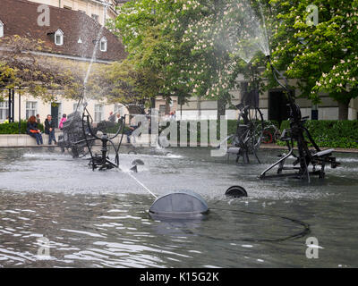 Tinguely-Brunnen, Basel, Schweiz Stockfoto