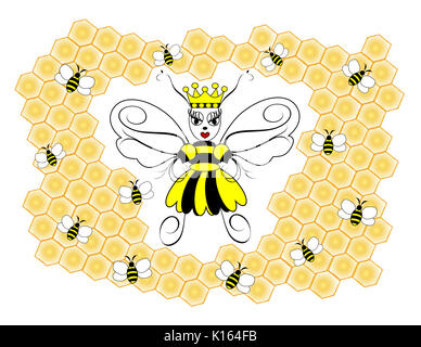 Queen Bee Stockfoto