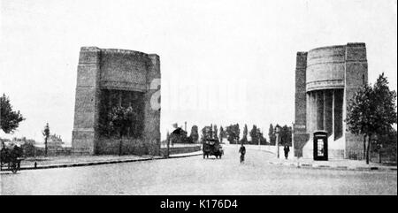 1930. s. Teil der North Circular Road, London nur nach dem Bau. Stockfoto