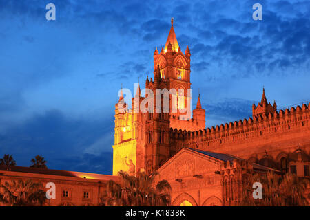 Sizilien, in der Altstadt von Palermo, in der die Kathedrale Maria Santissima Assunta, UNESCO Stockfoto