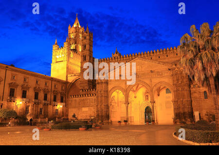 Sizilien, in der Altstadt von Palermo, in der die Kathedrale Maria Santissima Assunta, UNESCO Stockfoto