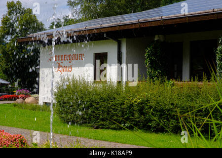 Ammergauer Haus in Oberammergau, Deutschland Stockfoto